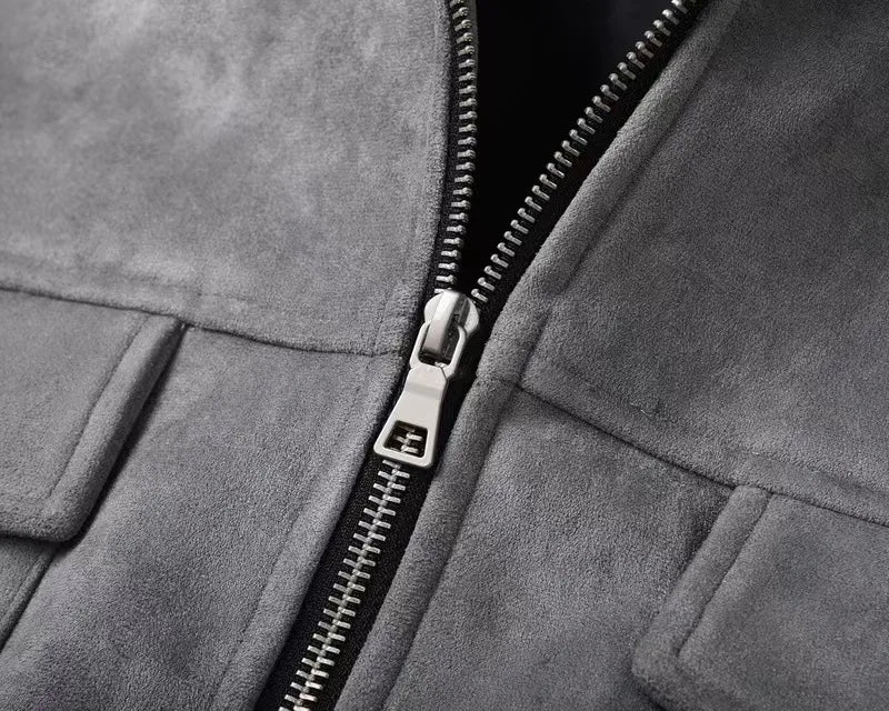 Johann - Stijlvolle Heren Suède Jas