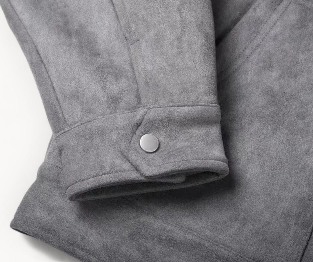 Johann - Stijlvolle Heren Suède Jas