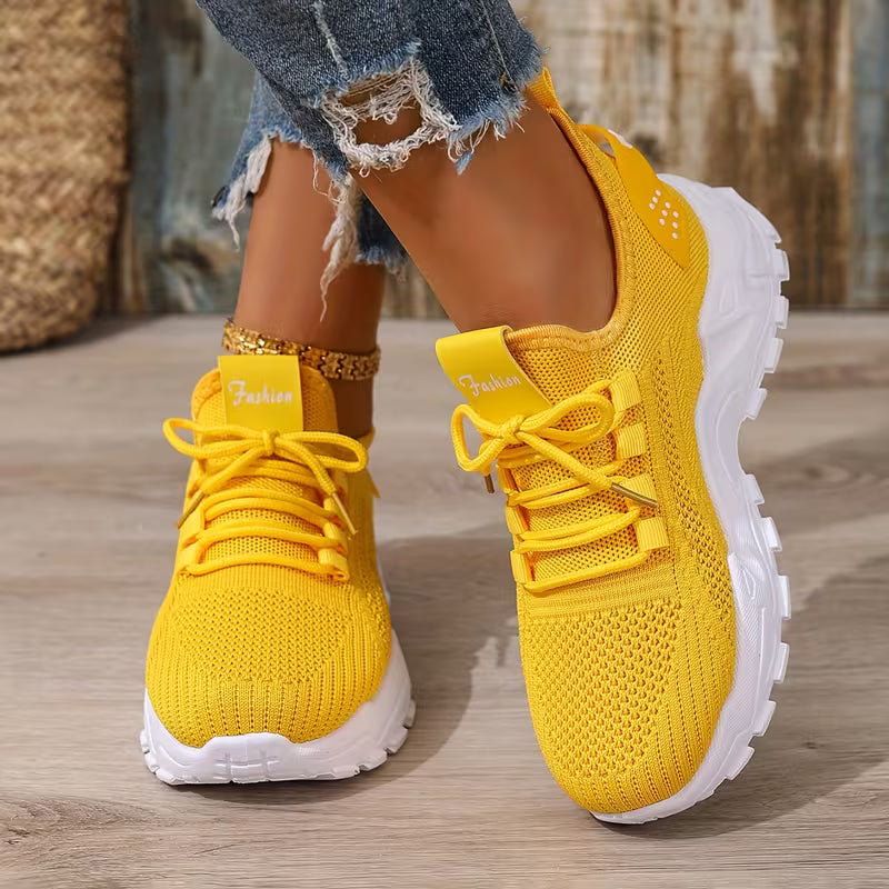 Lage sneakers dames | Sportschoenen dames | Instapgemak & Ademend Comfort