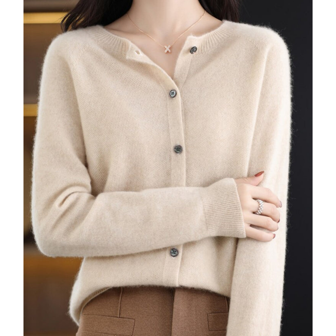 Esme – Tijdloze en Elegante Dames O Hals Vest