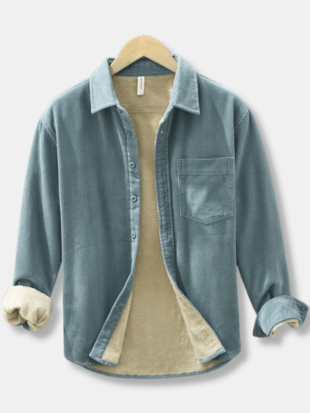 Mark - Tijdloos corduroy overhemd met knoopsluiting voor heren
