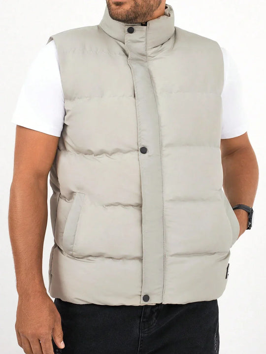 Apolinar - Gewatteerd herengilet met ritssluiting