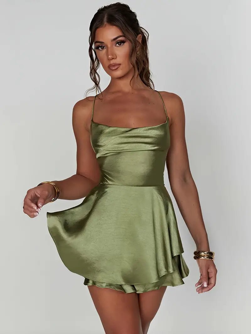 Dames Zwarte Mini Jurk Geribbeld Elegant Ontwerp - Sharon-4