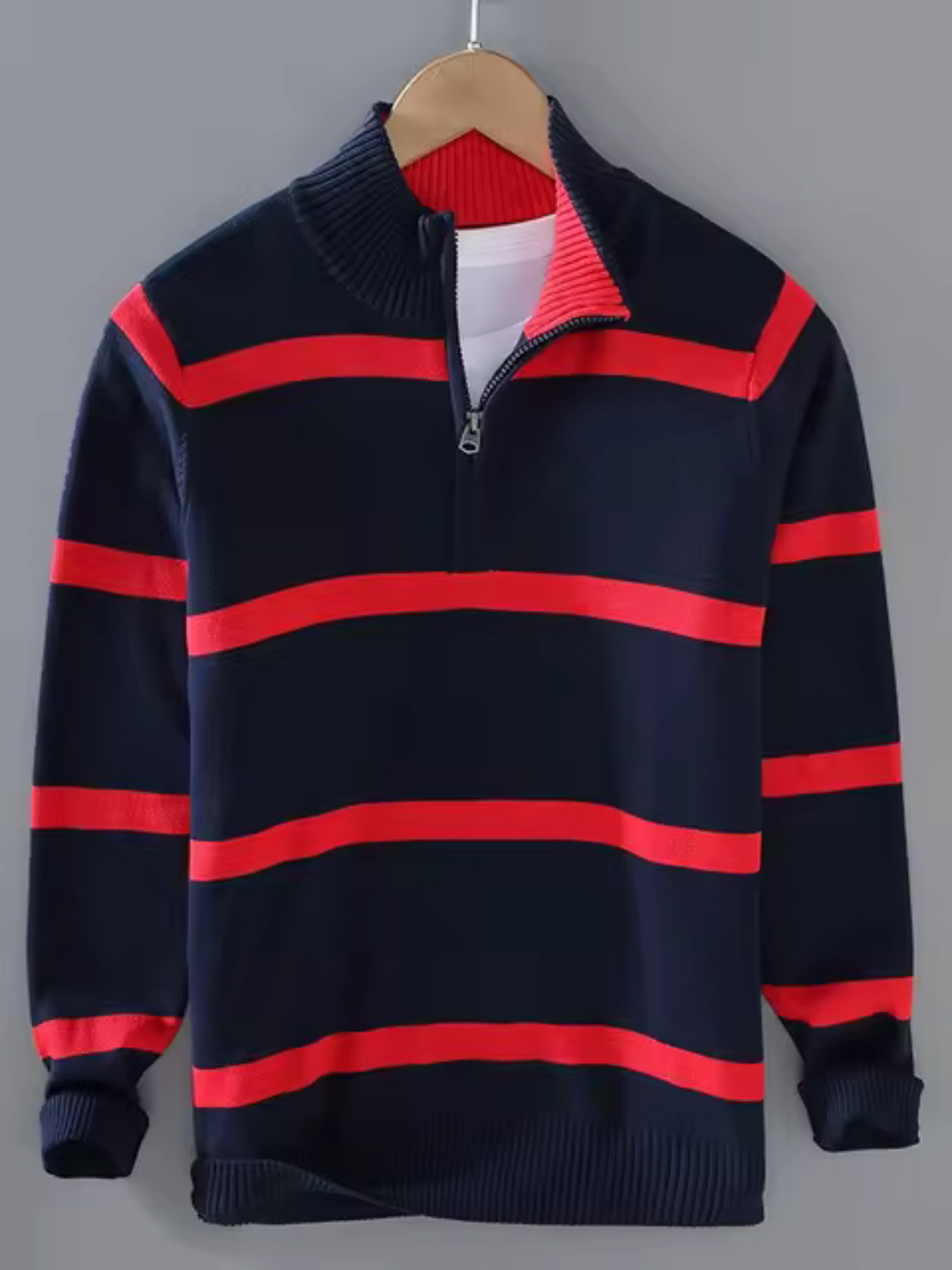 Joel - Sweater met strepen voor heren