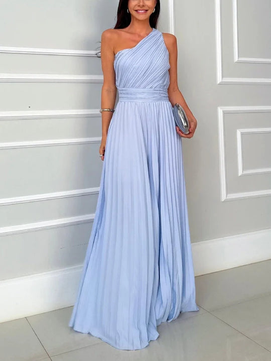 Dames Jumpsuit Zwart Elegante One-Shoulder Snit - Barbara-3