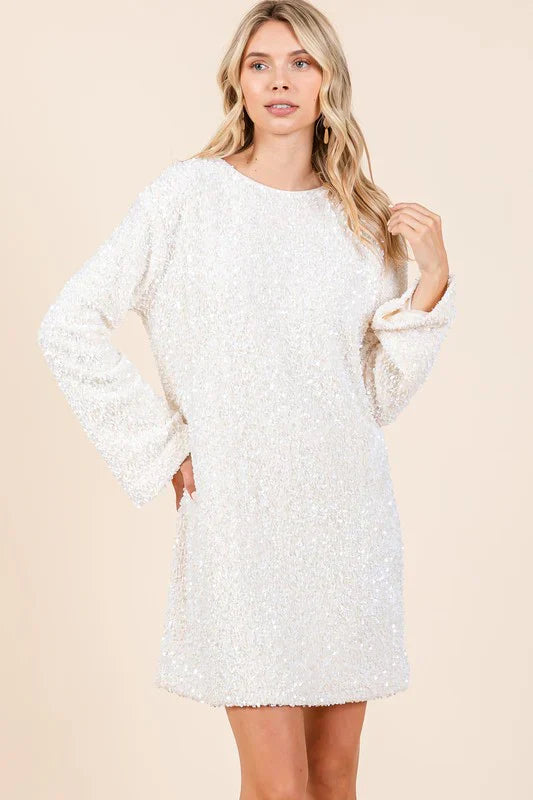 Dames Cocktailjurk Elegante Glitterdetails voor Bruiloft - Sera-5
