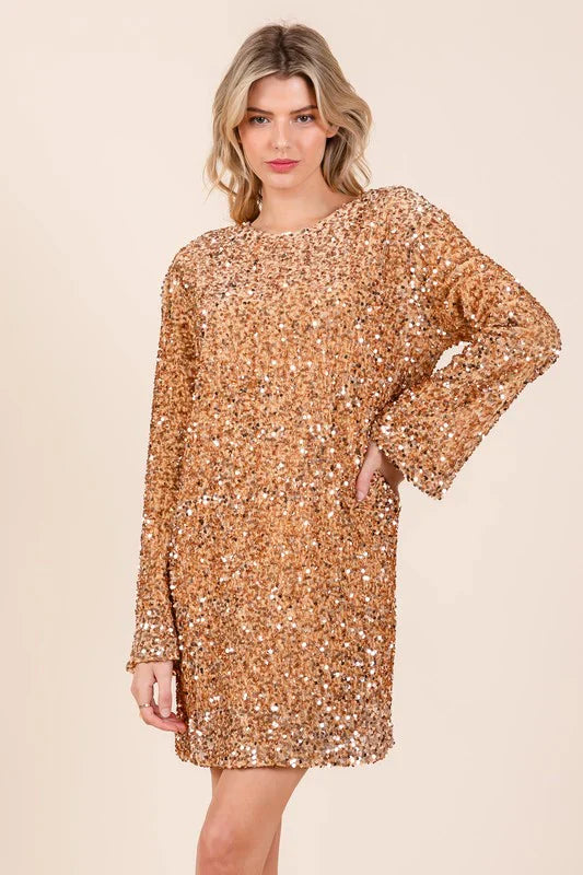 Dames Cocktailjurk Elegante Glitterdetails voor Bruiloft - Sera-4