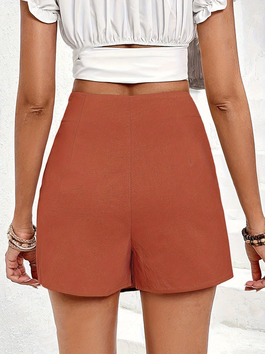 Vrouwen Hoge Taille Skort Elegant Wikkelontwerp - Esmara-4