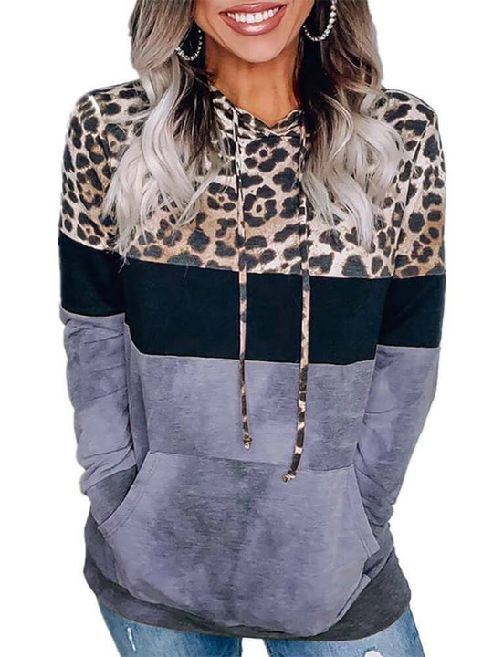 Selah - Hoodie met lange mouwen en blokkleurendessin