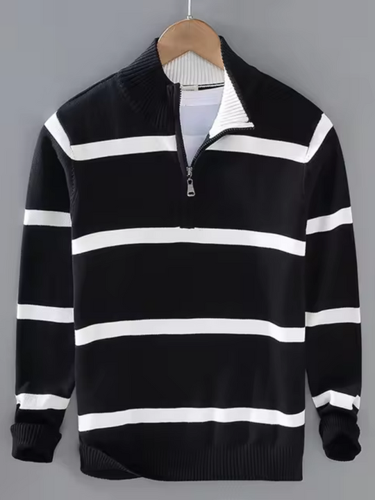 Joel - Sweater met strepen voor heren
