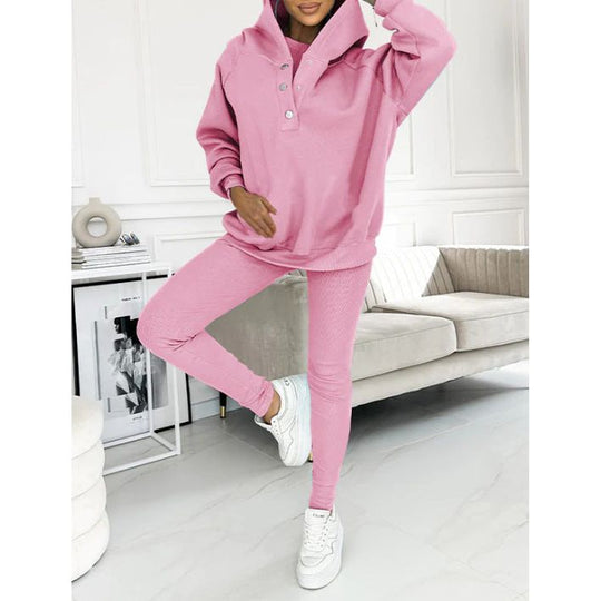 3-delige Knusse Hoodie Set voor vrouwen