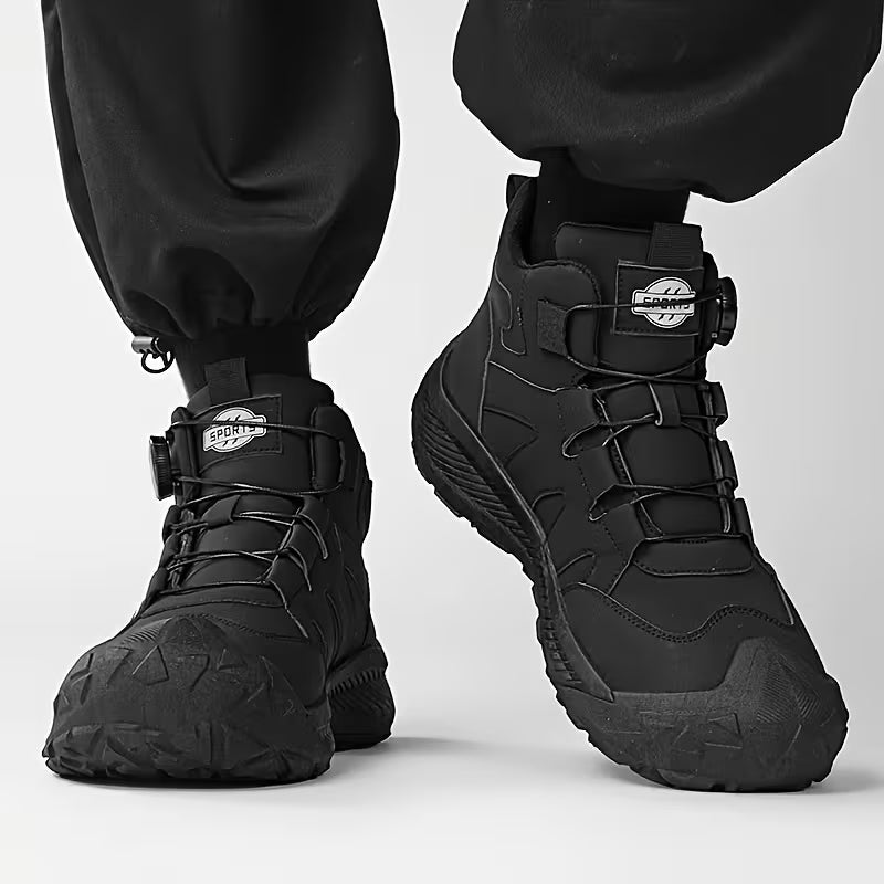 Werkschoenen Heren | Hoge schoen | Snelle Draaiknopsluiting & Stabiele Enkelsteun