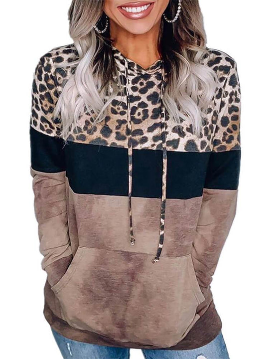 Selah - Hoodie met lange mouwen en blokkleurendessin