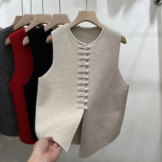 Keng - Flatterende winter trui met ronde hals