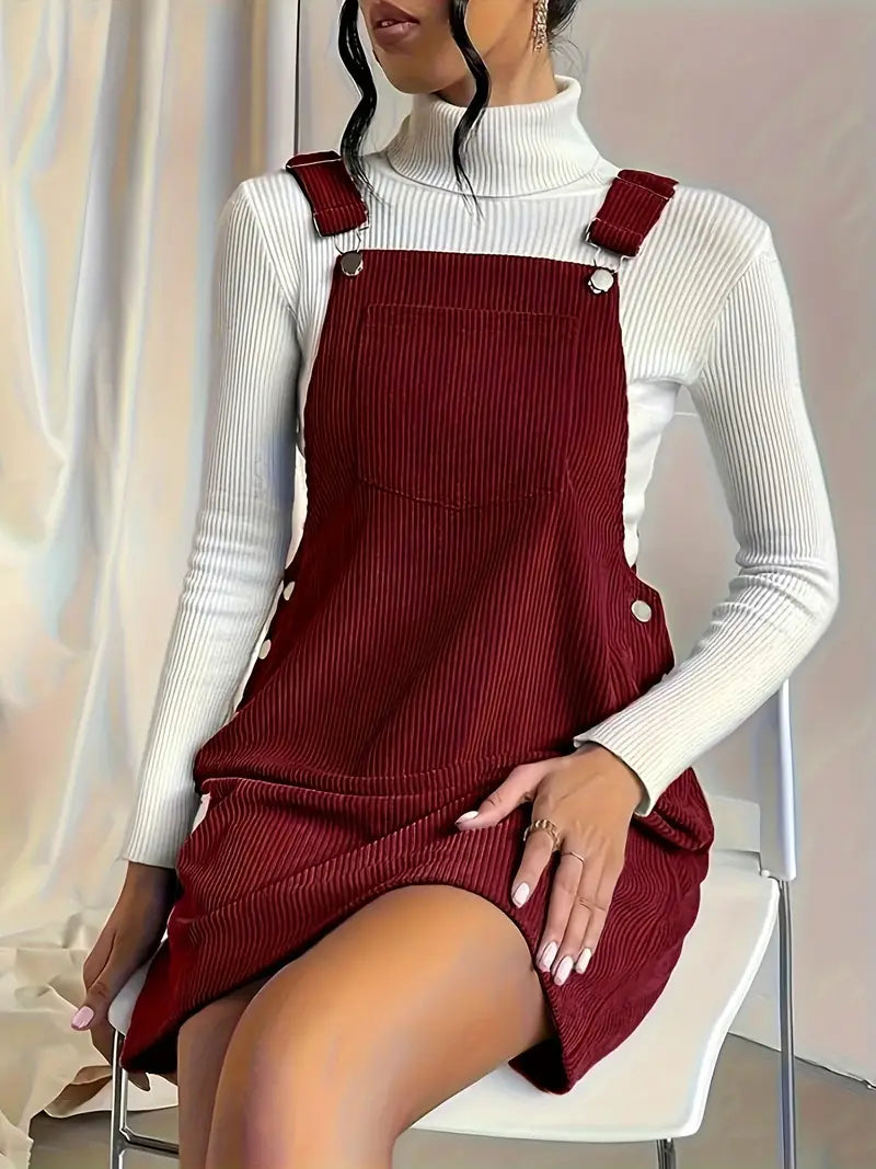 Variant image for Dames Overall Met Knopen Flatterend Silhouet - Bobby-12