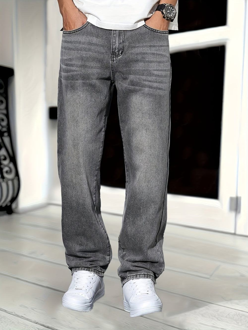 Niels - Tijdsverloop Straight Fit Jeans