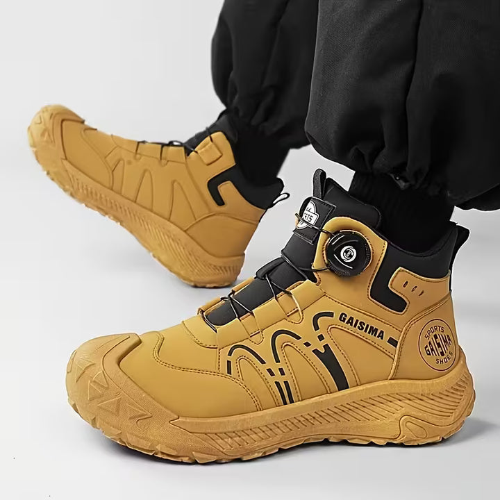 Werkschoenen Heren | Hoge schoen | Snelle Draaiknopsluiting & Stabiele Enkelsteun