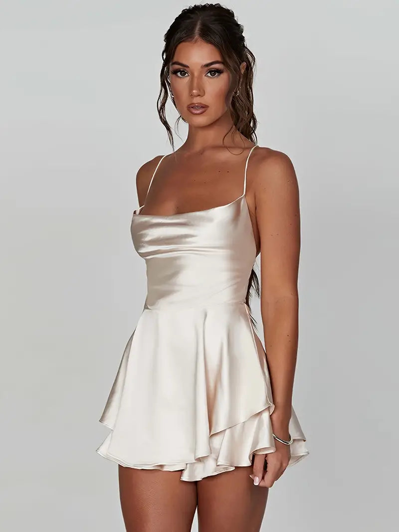 Dames Zwarte Mini Jurk Geribbeld Elegant Ontwerp - Sharon-5