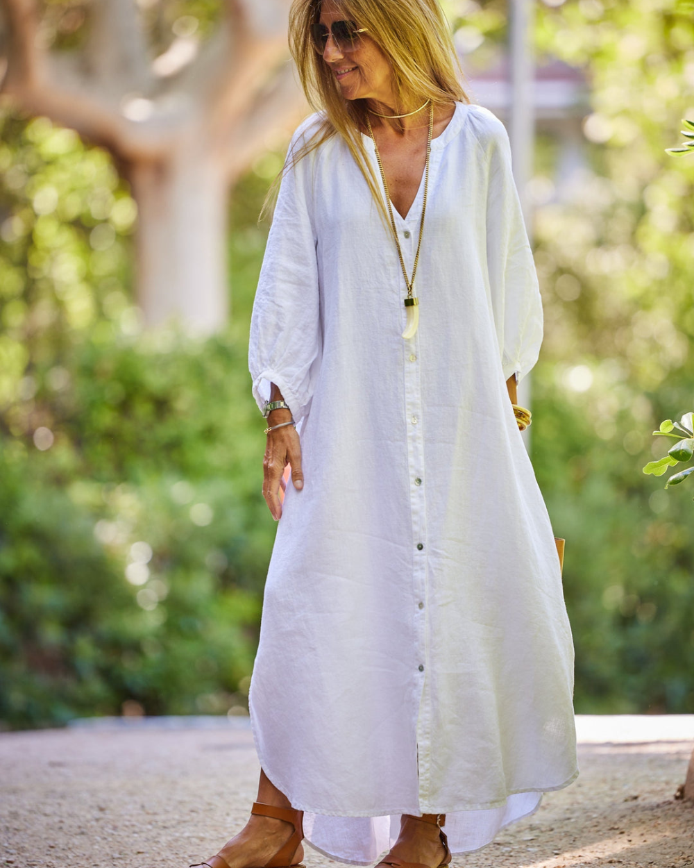 Dames Zomerjurk Lichte Comfortabele Pasvorm - Emma-2
