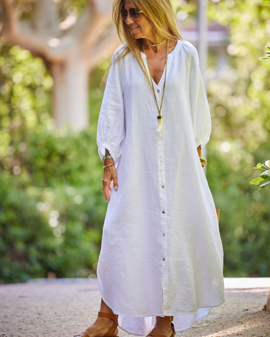 Dames Zomerjurk Lichte Comfortabele Pasvorm - Emma-2