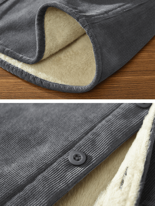 Mark - Tijdloos corduroy overhemd met knoopsluiting voor heren