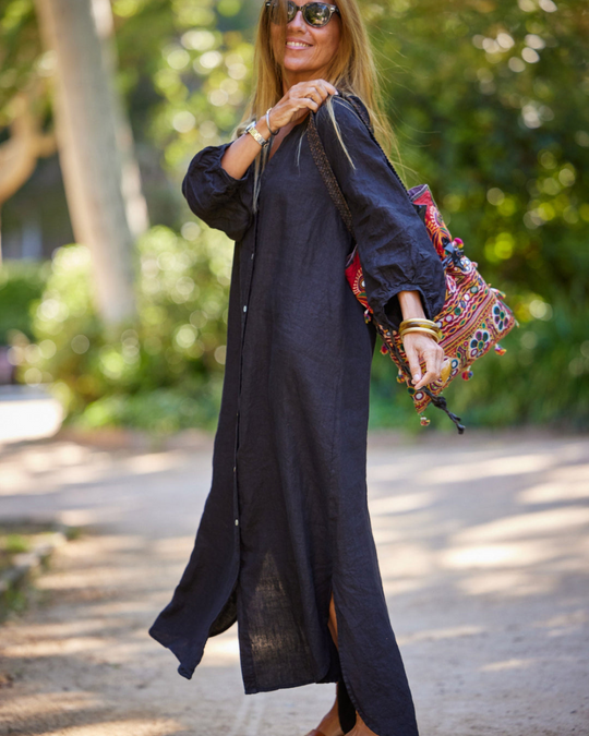 Dames Zomerjurk Lichte Comfortabele Pasvorm - Emma-5