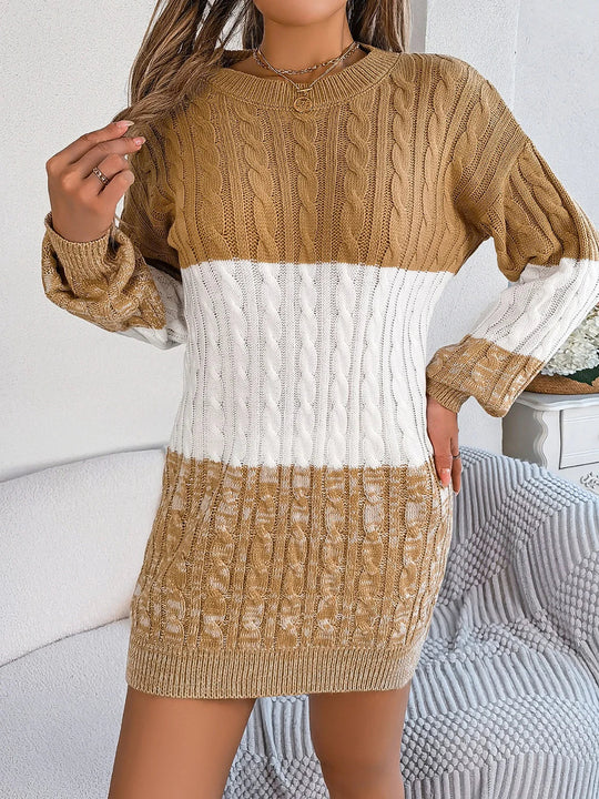 Variant image for Dames Sweater Jurk Comfortabele Minimalistische Stijl - Danique-7