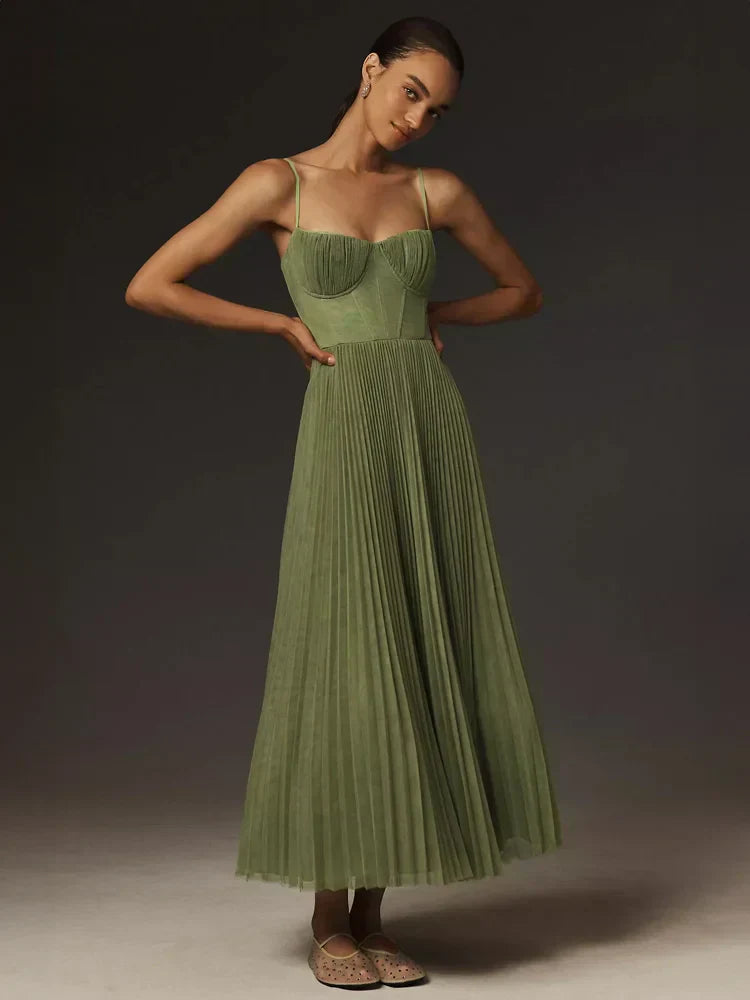 Variant image for Dames Galajurk met Smalle Bandjes Elegante Pasvorm - LANA-1