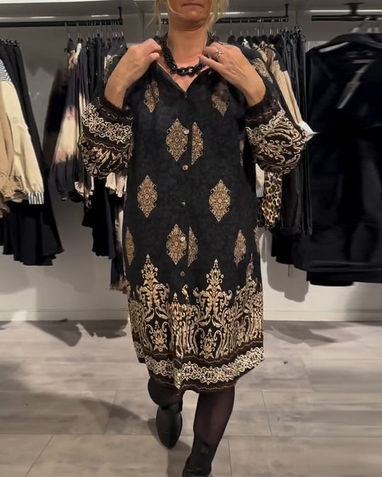 Dames Midi Jurk Elegante Pasvorm voor Zomer - Ilse-1