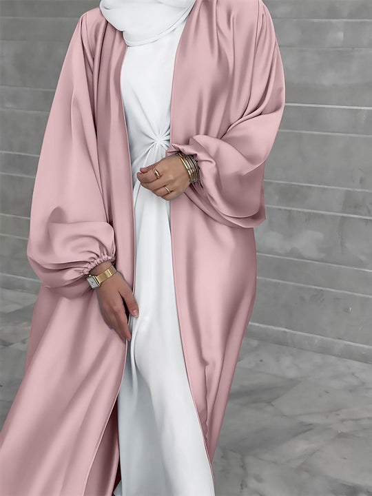 Variant image for Dames Abaya Jurk Elegante Lantaarnmouwen met Riem - Eva-13