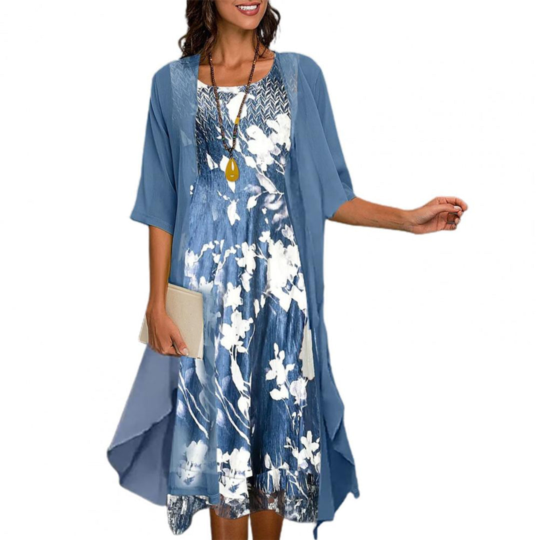 Variant image for Dames Zomerjurk Elastisch Ademend Comfortabel - Andrea-2