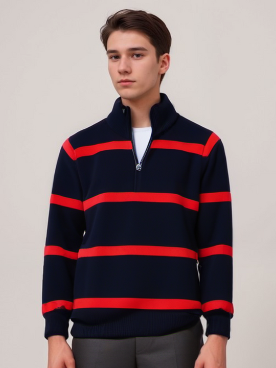 Joel - Sweater met strepen voor heren