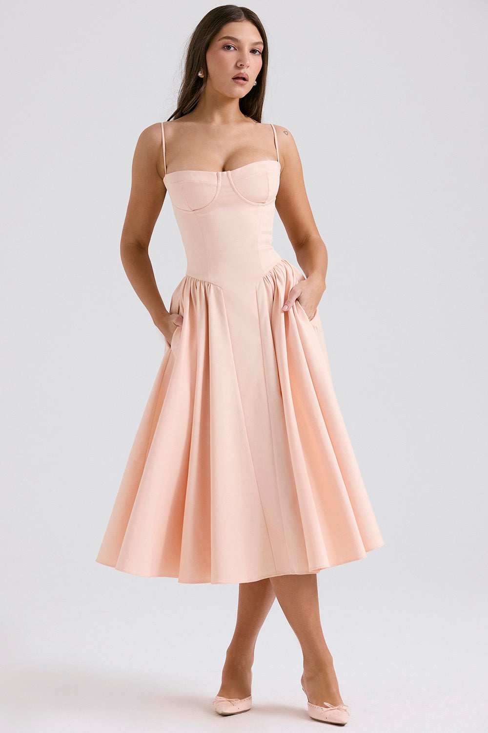 Dames Zomerjurk Elegante Korsetstijl Voor Elke Gelegenheid - Evi-5