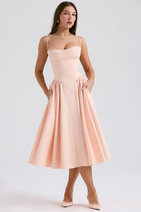 Dames Zomerjurk Elegante Korsetstijl Voor Elke Gelegenheid - Evi-5