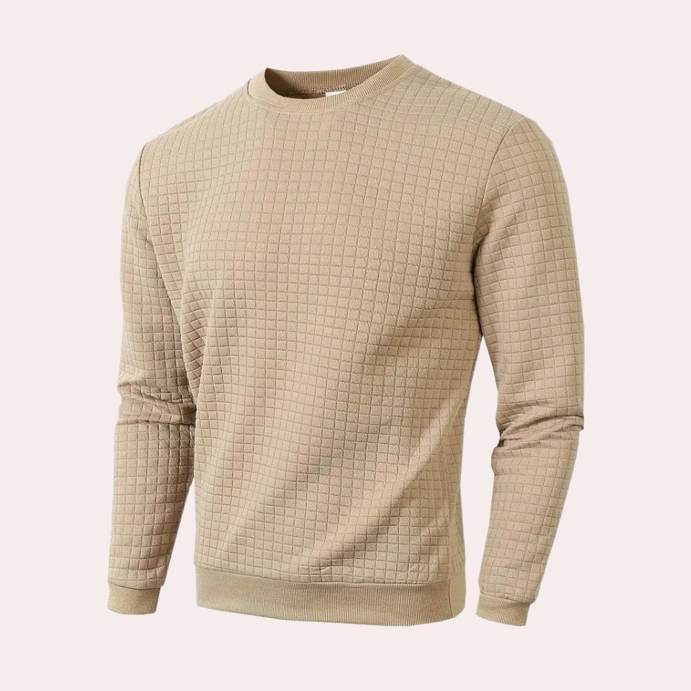 Ames - Ademende en lichtgewicht herensweater voor casual comfort
