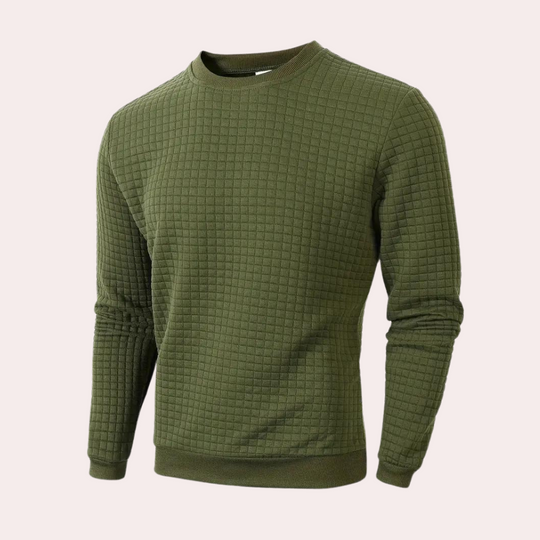 Ames - Ademende en lichtgewicht herensweater voor casual comfort
