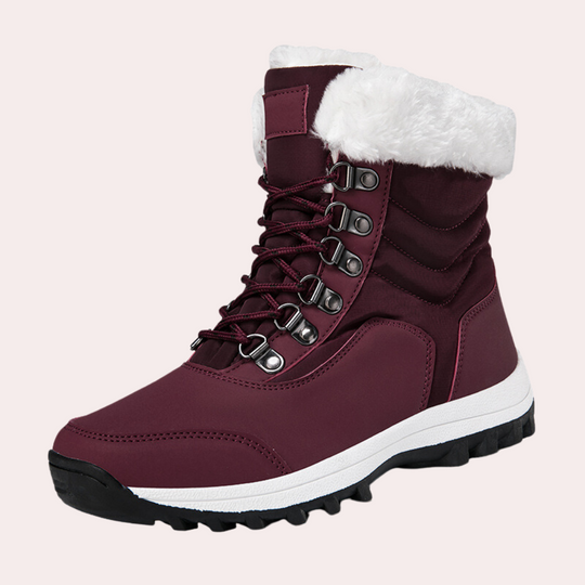 Winterlaarzen dames met antislip zool en geraffineerde details