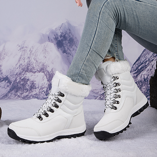 Winterlaarzen dames met antislip zool en geraffineerde details