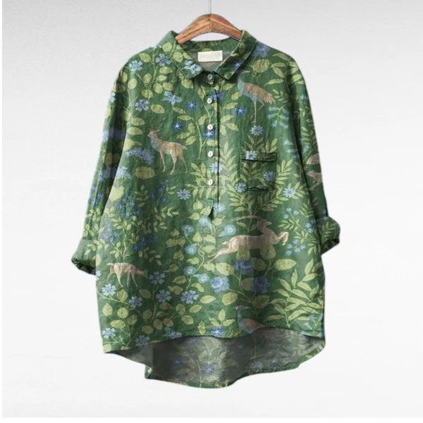 Bloemen Blouse Dames | Tijdloos Design & Flatterende Pasvorm