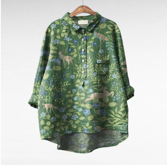 Bloemen Blouse Dames | Tijdloos Design & Flatterende Pasvorm