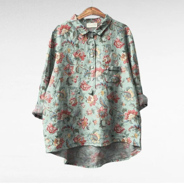 Bloemen Blouse Dames | Tijdloos Design & Flatterende Pasvorm