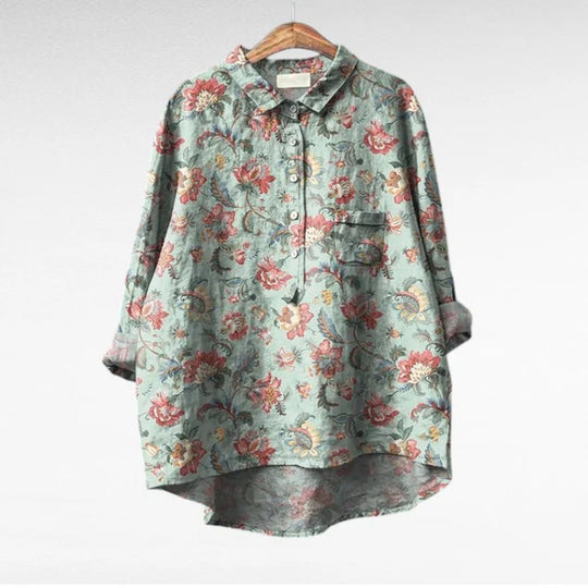 Bloemen Blouse Dames | Tijdloos Design & Flatterende Pasvorm