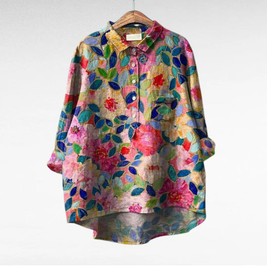 Bloemen Blouse Dames | Tijdloos Design & Flatterende Pasvorm