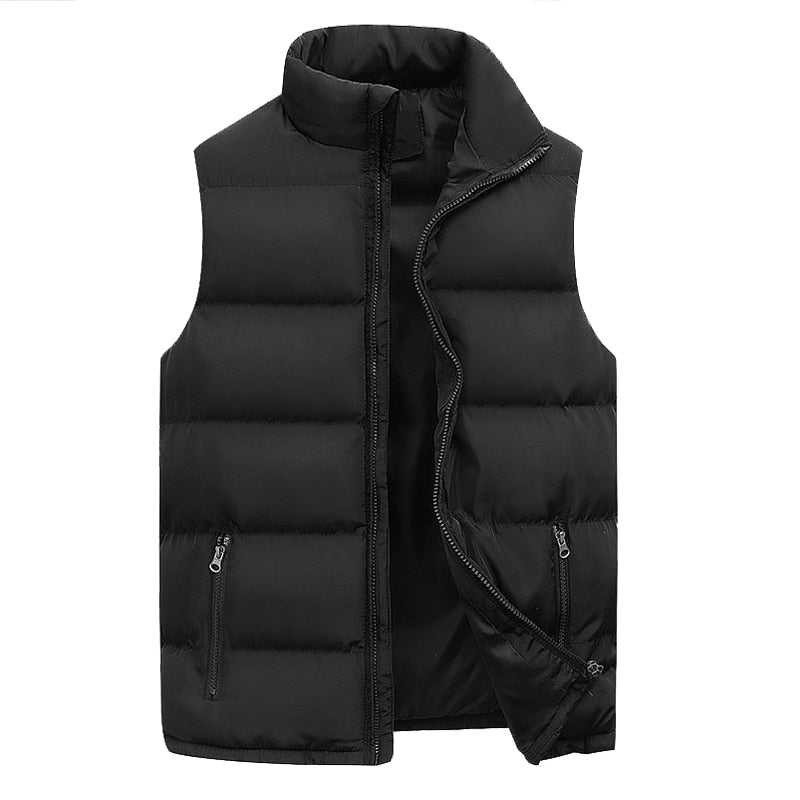 Bodywarmer Heren | Hoge Kraag & Ritssluiting