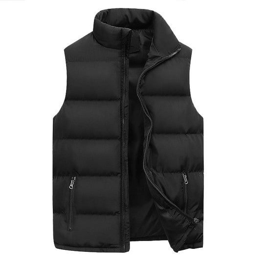 Bodywarmer Heren | Hoge Kraag & Ritssluiting