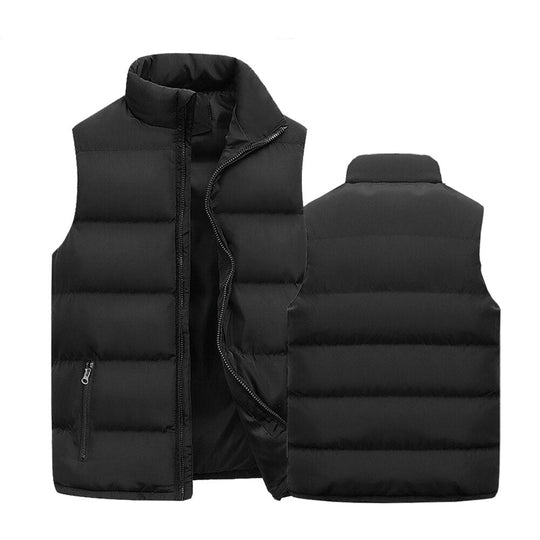 Bodywarmer Heren | Hoge Kraag & Ritssluiting