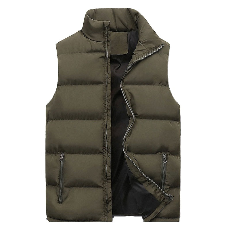 Bodywarmer Heren | Hoge Kraag & Ritssluiting