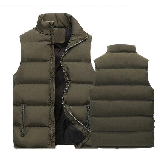Bodywarmer Heren | Hoge Kraag & Ritssluiting