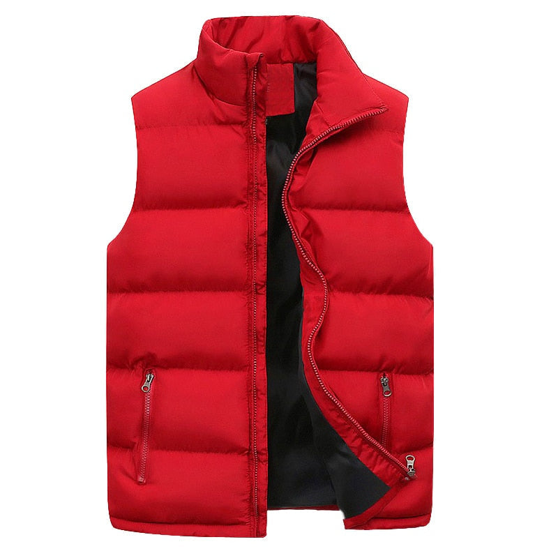 Bodywarmer Heren | Hoge Kraag & Ritssluiting