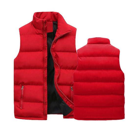 Bodywarmer Heren | Hoge Kraag & Ritssluiting
